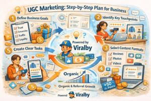 UGC marketing plan infographic